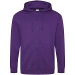 Mikina s kapucí Just Hoods Zoodie AWJH050 purple