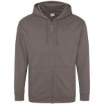 Mikina s kapucí Just Hoods Zoodie AWJH050 steel grey