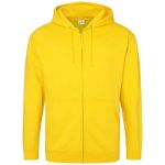Mikina s kapucí Just Hoods Zoodie AWJH050 sun yellow