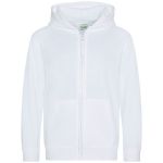 Mikina dětská s kapucí Just Hoods Kids Zoodie AWJH0050J arctic white