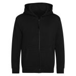Mikina dětská s kapucí Just Hoods Kids Zoodie AWJH050J deep black