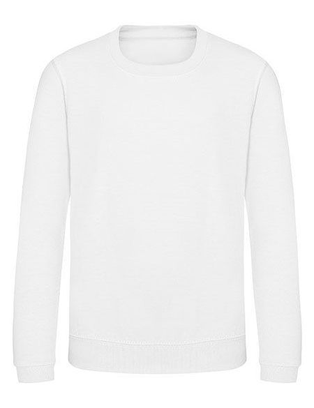 Mikina dětská Just Hoods Kids´ AWDis Sweat AWJH030J arctic white