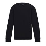 Mikina dětská Just Hoods Kids´ AWDis Sweat AWJH030J deep black