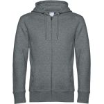 Mikina pánská s kapucí King Zipped Hood heather mid grey