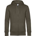 Mikina pánská s kapucí King Zipped Hood khaki
