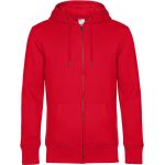 Mikina pánská s kapucí King Zipped Hood red