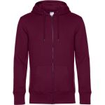 Mikina pánská s kapucí King Zipped Hood dark cherry