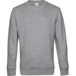 Mikina King Crew Neck heather grey