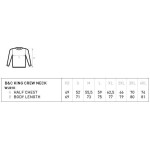 Mikina King Crew Neck dark cherry