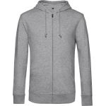 Mikina pánská s kapucí Inspire Zipped Hood heather grey