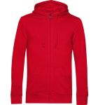 Mikina pánská s kapucí Inspire Zipped Hood red