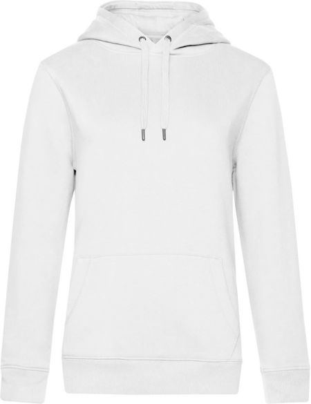 Mikina dámská s kapucí Queen Hooded white