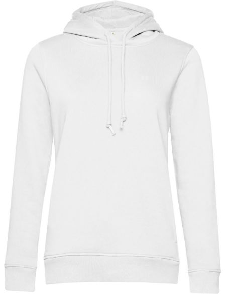 Mikina dámská s kapucí Inspire Hooded women white