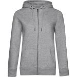 Mikina dámská s kapucí Queen Zipped Hood heather grey