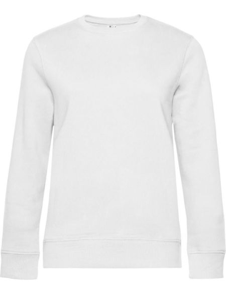 Mikina dámská  bez kapuce Queen Crew Neck white