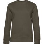 Mikina dámská  bez kapuce Queen Crew Neck khaki