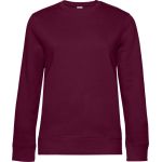 Mikina dámská  bez kapuce Queen Crew Neck  dark cherry