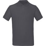 Polokošile pánská Piqué z bio bavlny Inspire Polo dark grey