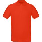 Polokošile pánská Piqué z bio bavlny Inspire Polo fire red