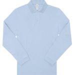 Polokošile piqué s dlouhým rukávem My Polo 180 LSL blush blue