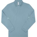 Polokošile piqué s dlouhým rukávem z těžké bavlny My Polo 210 LSL amalfi blue
