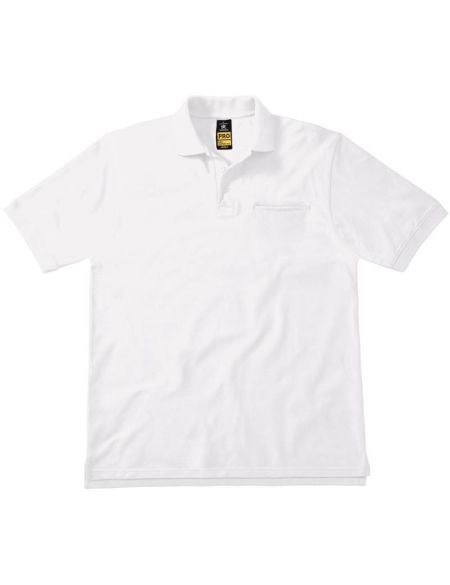 Polo shirt Piqué work Energy Pro white
