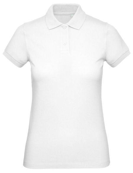 Polokošile dámská Piqué z bio bavlny Inspire Polo women white