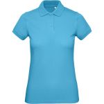 Polokošile dámská Piqué z bio bavlny Inspire Polo very turquoise