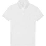 Women's piqué polo shirt made of heavy cotton My Polo 210 women white
