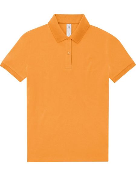 Women's piqué polo shirt made of heavy cotton My Polo 210 women tahiti coral