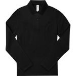Polokošile dámská piqué s dlouhým rukávem My Polo 180 LSL women black