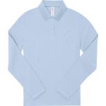 Polokošile dámská piqué s dlouhým rukávem My Polo 180 LSL women blush blue