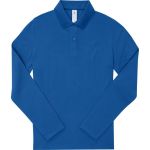 Polokošile dámská piqué s dlouhým rukávem My Polo 180 LSL women royal blue