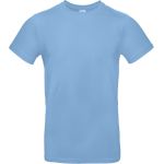 Tričko z těžké bavlny E190 sky blue