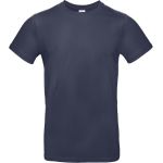 Tričko z těžké bavlny E190 navy blue