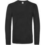 Tričko s dlouhým rukávem z těžké bavlny E190 LSL black