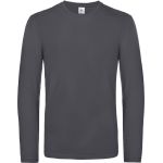 Tričko s dlouhým rukávem z těžké bavlny E190 LSL dark grey
