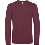 Tričko s dlouhým rukávem z těžké bavlny E190 LSL burgundy