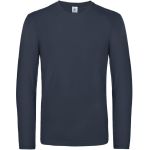 Tričko s dlouhým rukávem z těžké bavlny E190 LSL navy