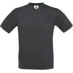 Tričko s výstřihem do V Exact V-Neck dark grey