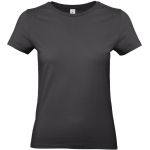 Women's T-shirt made of heavy cotton E190 women used black