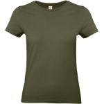 Tričko dámské z těžké bavlny E190 women urban khaki