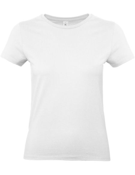Women's T-shirt made of heavy cotton E190 women ash