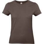 Tričko dámské z těžké bavlny E190 women brown