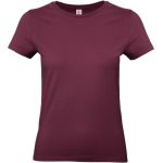 Tričko dámské z těžké bavlny E190 women burgundy