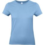 Tričko dámské z těžké bavlny E190 women sky blue