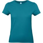 Tričko dámské z těžké bavlny E190 diva blue