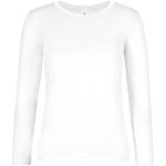 Women's T-shirt with long sleeves made of heavy cotton E190 LSL women white