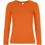 Tričko dámské s dlouhým rukávem z těžké bavlny E190 LSL women urban orange