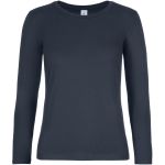 Tričko dámské s dlouhým rukávem z těžké bavlny E190 LSL women navy